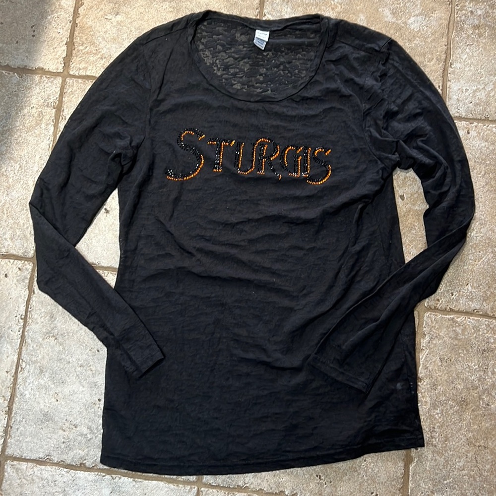 STURGIS Ladies Long Sleeve Bling 💍 Top